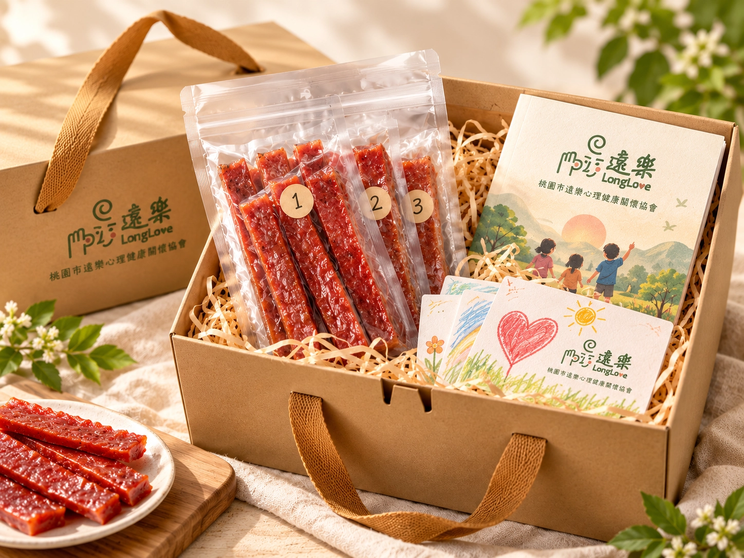 肉乾公益禮盒外觀
