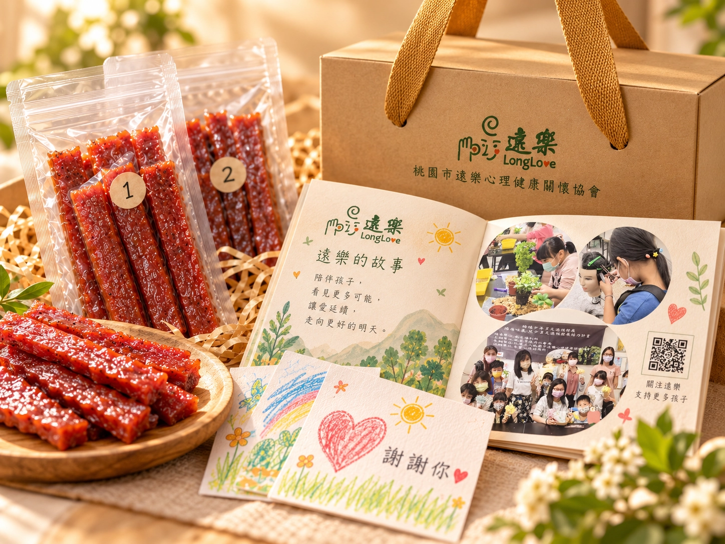 肉乾公益禮盒的公益故事